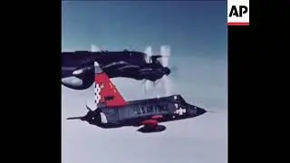 Soviet Navy Tu-142 escorted by USAF F-102 Delta Dagger