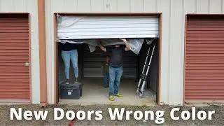 Installing New Self Storage Doors Did NOT Go as Planned | Blackville Self Storage in Blackville, SC