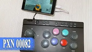 Обзор PXN 0082 игровой аркадный контроллер / джойстик fightstick