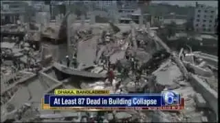 87 dead in Bangladesh garment factory collapse