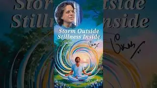Storm outside Stillness inside,. Consciousness Speaks, Vikas #world #chaos  #stillness #spirituality