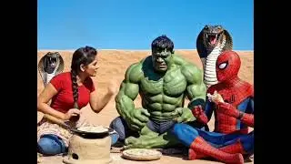 Hulk Ka Sacrifice 😭💔 | Spiderman vs Hulk Funny Dub