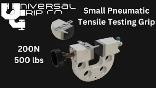 Small Pneumatic Grips - Universal Grip 200 N Pneumatic Grip Fixture for Pneumatic Tensile Testing