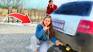 FĂRĂ mine nu PLECAȚI/ BĂIEȚII nu pot PLECA mașina e STRICATĂ?