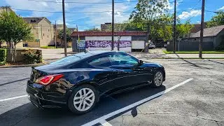 GENESIS COUPE 3.8 POV DRIVE TO TRADE UNION DOWNTOWN! TRAFFIC!