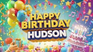 Birthday Song &ndash; Happy Birthday Hudson 🎉 Hudson Birthday Songs With Name