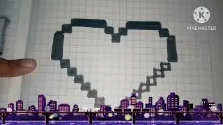 Secci&oacute;n pixel art (dibujando un coraz&oacute;n pixel art &hearts;️) suscribete y denle like 👍para mas