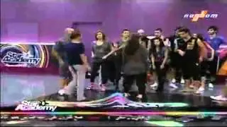 star academy 8.17/4/2011.الطلاب عم يتمرنوا على الرقص مع اليسار