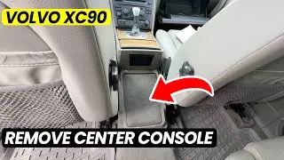 Volvo XC90: как снять центральную консоль