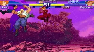 fightcade street fighter alpha 3 - cyclo (V Juni) - shou_duan (V Charlie)