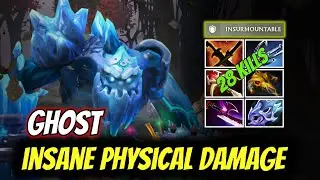 Ghost Tiny Insane Physical Damage Carry Delete Pub Game with 28 kills | Dota 2 7.38 Pro Highlights.