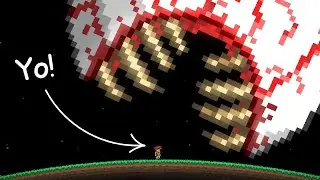 ¿Puedes vencer Terraria con enemigos 100 veces más grandes?