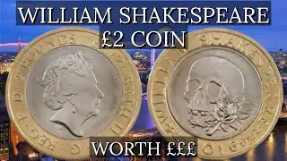 UK 2016 Shakespeare 2 Pound Coin | Rare Error Version &ndash; How much is it worth?