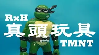 REAL&times;HEAD リアルヘッド Unbox Industries RxH x TMNT ソフビ Soft Vinyl Teenage Mutant Ninja Turtles 真頭玩具