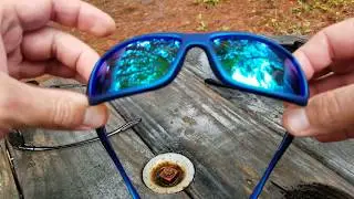 Reks Wrap-Around polarized sunglasses...a year later look. VS Oakley 5 Squared and Maui Jim Makah