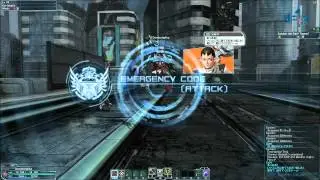 PSO2 Beta Force Gameplay - Arks city solo run
