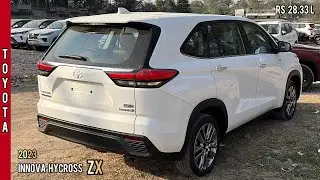 New Toyota Innova HyCross ZX HyBrid 2023 🔥 Rs 28.33L | Detailed Walkaround Review!