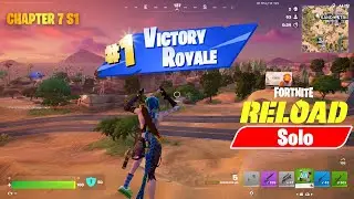 Fortnite Reload - Chapter 7 Season 1 - Solo Full Gameplay (PS5 No commentary)