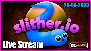 #Slither.io Live Stream...  JSK Arena, THE... JSK Gamer King | 20.06.2023  #gaming #games #trending