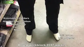 Havep werkbroek 8597 worker | zwart - BTN de Haas