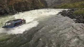 Hells Canyon Wild Sheep Rapids in a Jet Boat!!