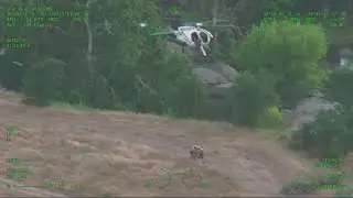 Video shows moments as helicopter crew rescues stranded women from San Joaquin River