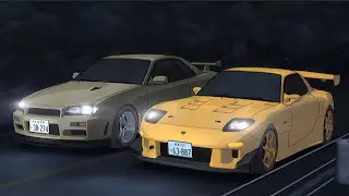 God Foot Overtakes Keisuke (Initial D Fourth Stage)