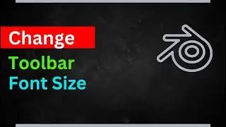 How to Change the Toolbar Font Size in Blender for macOS & Windows Instantly!