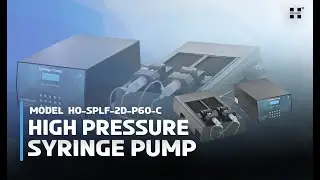 High-Pressure Dual Channel Syringe Pump | Model No: HO-SPLF-2D-P60-C