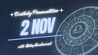 2 November Zodiac Horoscope: Birthday Personality & Traits Revealed