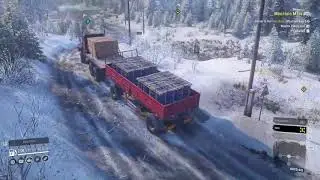 SnowRunner- Mission #Mountain Maze - North Port to Mountain river! #SnowRunner/#Mission/#Gameplay