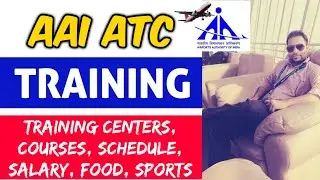 Подробности обучения AAI JE ATC | Расписание, зарплата, центры CATC HTC NIATAM, #AAI #ATC #Training