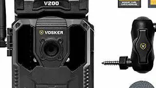Vosker V200 | Cellular Security Camera | Built-in Solar Panel | LTE, Wireless, Weatherproof