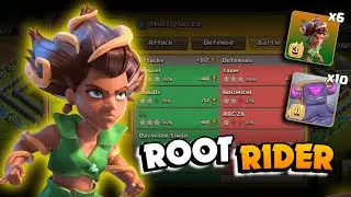 LEGEND LEAGUE &bull; Th16 Root Rider C.O.O.K.I.E smash Attack Strategy ( Clash of Clans )