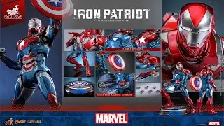 A LOOK AT: Marvel Comics &ndash; Iron Patriot Figure by Hot Toys REVEAL