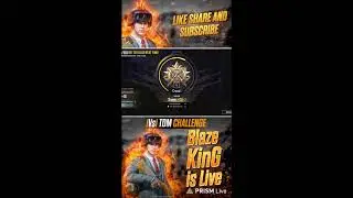 BLAZE KING is live | 1v1 TDM Challenge #Bgmi #pubg #conquerorLobby #1Vs1 #TDM
