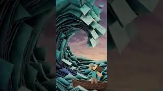 🌊🆘 Minecraft Deep Sea Rescue 🌫️ Hero Lost in the Abyss&hellip; 💔👁️&zwj;🗨️⚠️#shorts
