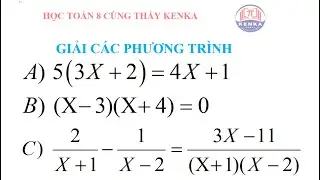 TOÁN 8 - ÔN THI HK2 - GIẢI PHƯƠNG TRÌNH