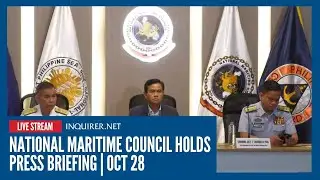 LIVE: National Maritime Council holds press briefing on WPS issues | Oct 28