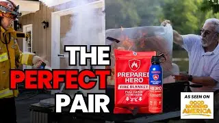 The ULTIMATE Fire Protection System | Emergency Fire Blanket & Hero Fire Spray