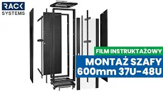 Montaż szafy RACK 600mm 37U - 48U | RACKSYSTEMS