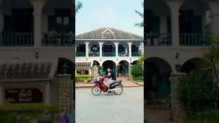 French colonial house #shorts #laos