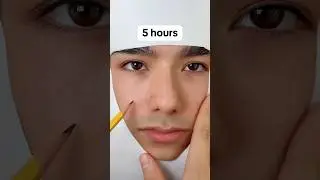 Drawing my Brother *Mega Realistic* (Idea creds ​⁠​⁠​⁠@pinkshirtgirl)