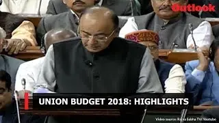 Union Budget 2018 Highlights