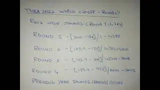 TNEA 2022-23 PREDICT YOUR ROUNDS #shorts
