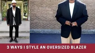How I style an oversized blazer f/t (Random Identities 80's blazer)