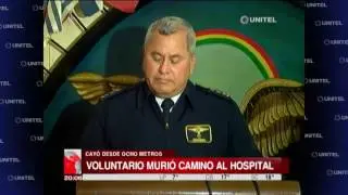 Voluntar SAR-FAB cayó de una altura de ocho metros y murió camino al hospital