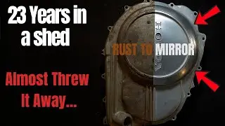 23-Year-Old Honda Engine Cover Polished to Mirror Finish | Satisfying ASMR No Talking