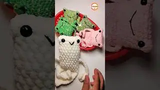 ✅️So beatifull and cute, you will love this crochet Frog #shorts #crochet