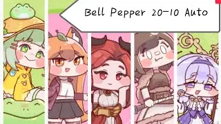 Trickcal: Chibi Go Bell Pepper 20-10 Auto using 4 Vivacious+2 Depressed team